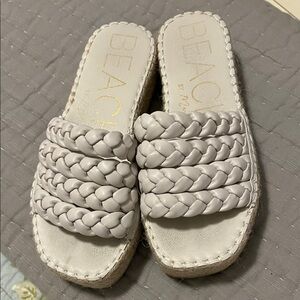 Matisse Cream Braided Espadrilles